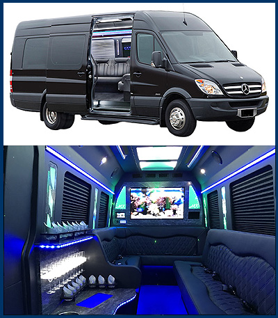 Houston 8-14 Passenger Limo Sprinter 